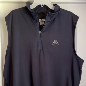The Ridge golf course quarter zip vest